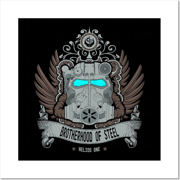 BROTHERHOOD OF STEEL (HELIOS ONE) Wall Art by Absoluttees